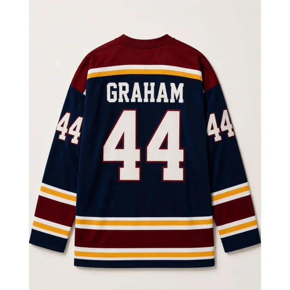Off Campus Briar University Garrett Graham NO.44 Hockey Jersey Sports Men's Long Sleeves T-Shirt Clothing Tee Y2k Woman tops