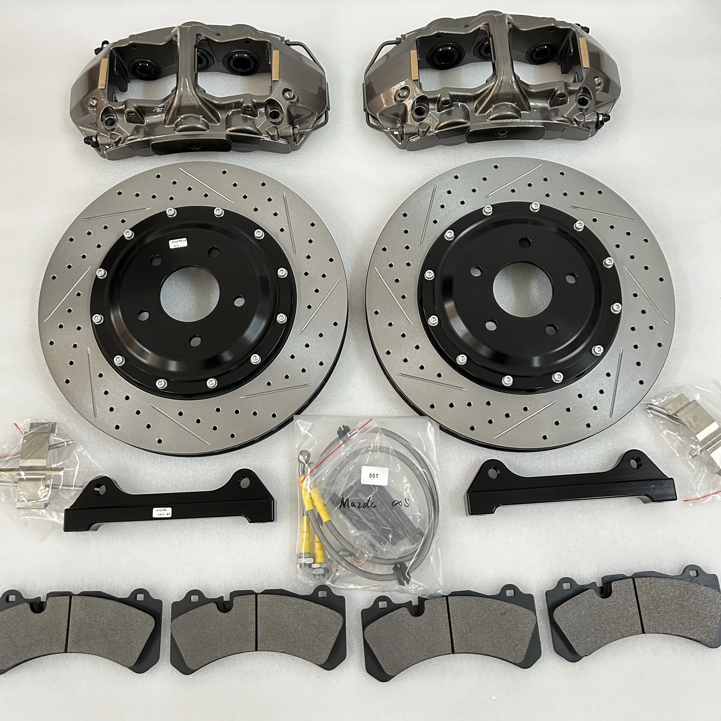 Auto Brake Caliper 405*34mm New Rear Brake Kit for Toyota Land Cruiser 200 & 2019 Fits for BMW Honda Lexus Models Hilux