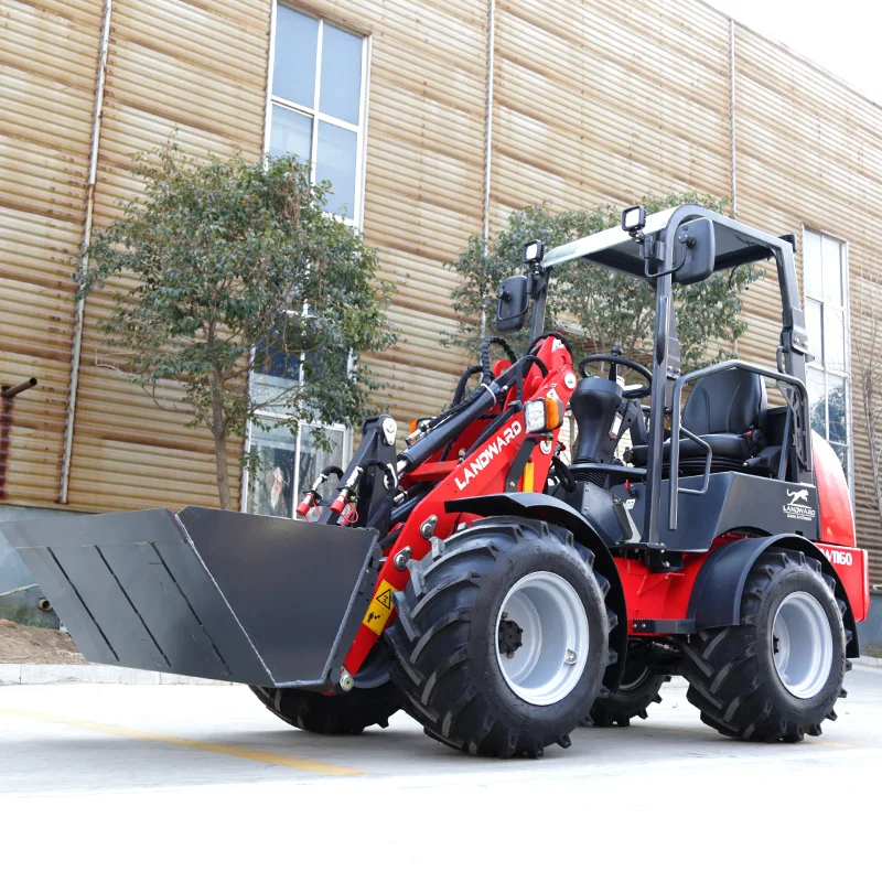 Free Shipping!!! China Home Small loader New Agricultural mini loader  small wheel loader for sale with bucket Customized