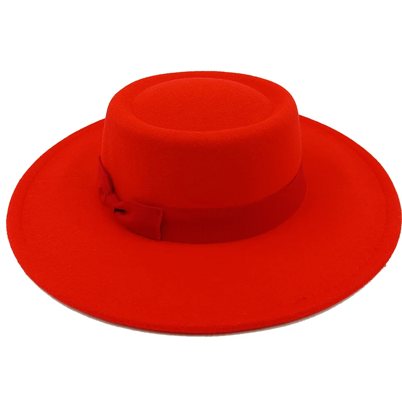 Sombrero Raised Top Fedora Hat 2023 New European and American Fedora Hat Jazz Hat Men\'s Round Top Hat New Wholesale Sombrero