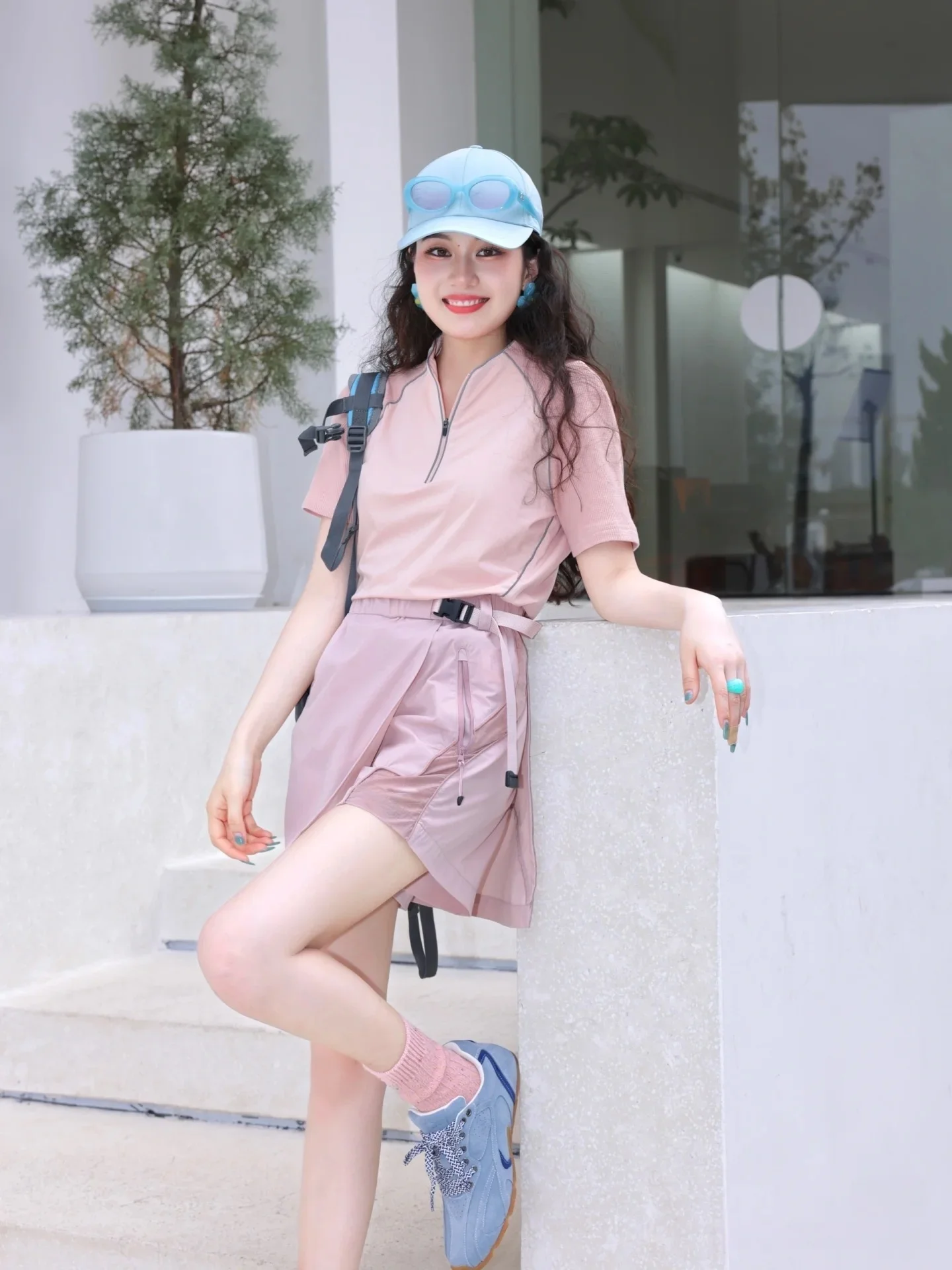 

Легкие и дышащие спортивные шорты-юбка для женщин, с защитой от просвечивания, удобные для прогулок, летние, из нейлона