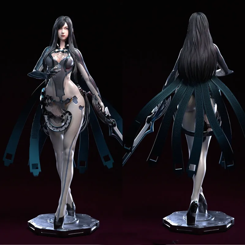 

(In Stock) (W_5742) 1/7 Game Character Raven Unpainted Unassembled Realistic GK Figure White Resin Model Kit