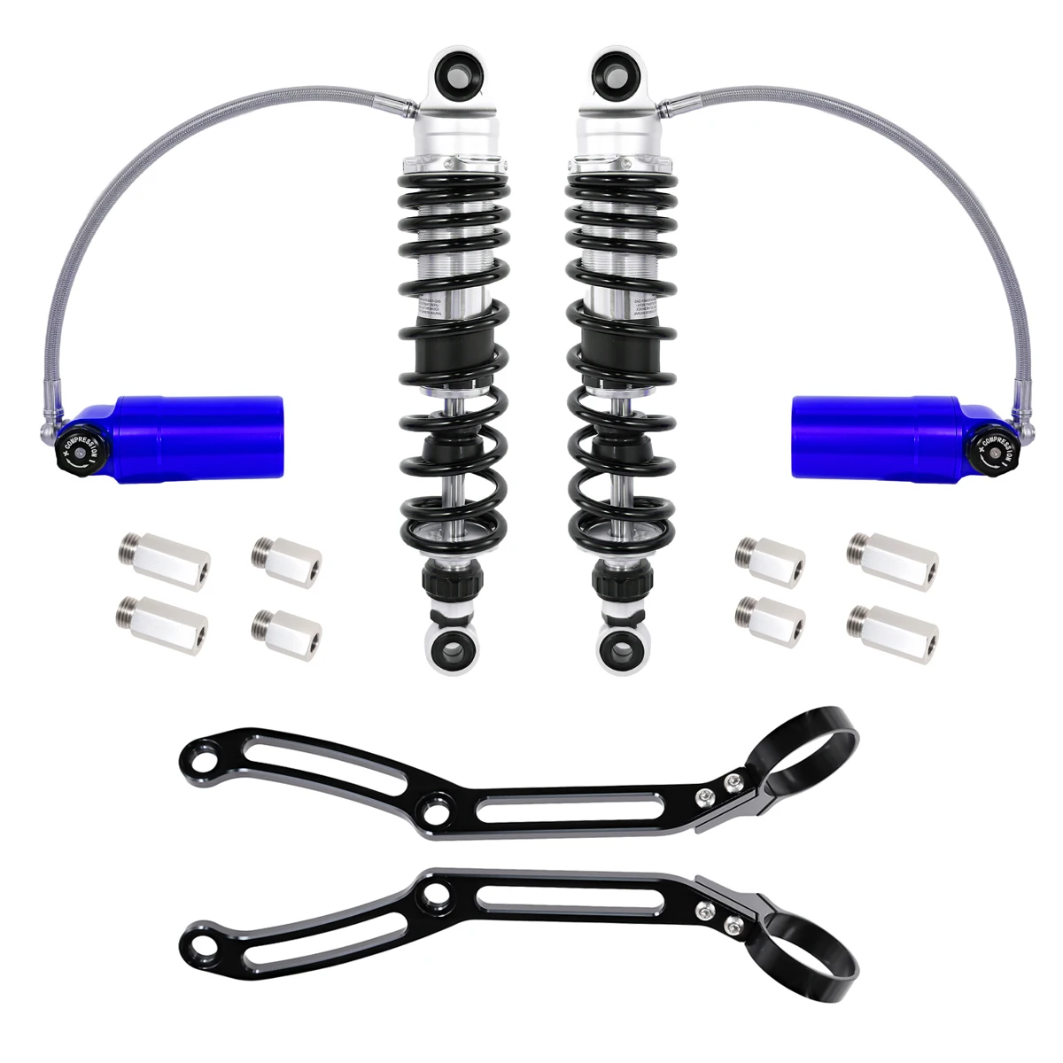 Motorfiets Afstandsbediening Reservoir Achterwielophanging Schokken Voor Harley Touring Street Glide Road Glide Road King 2014-2023