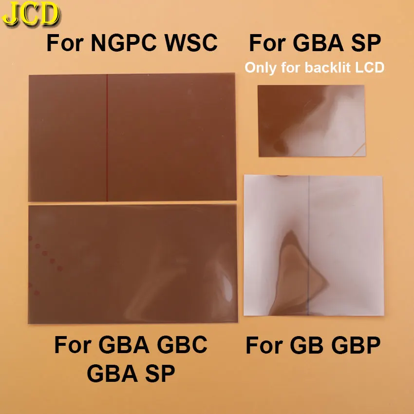 

JCD For Gameboy GB DMG GBP GBA SP GBC Backlit Screen Modify Part Polarizing Film For NGP WSC Polarized Filter Film Sheet