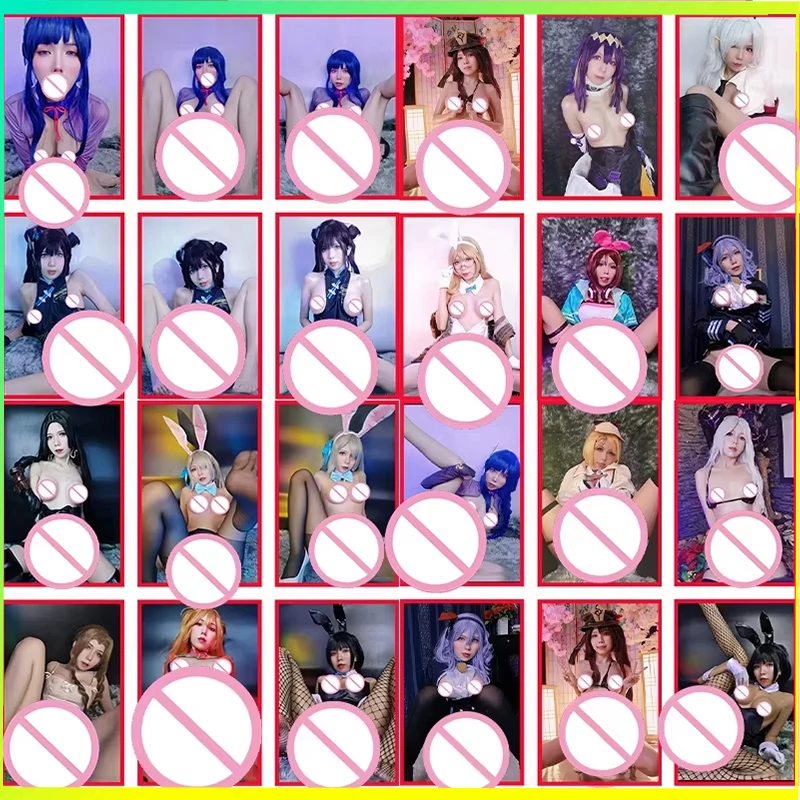 

Naked Cosplay Collection Card NSFW 18+ Adult card Anime Cosplay Sexy Nude Cards 24pcs ACG COSER DIY 5.4*8.6cm Boys' Collectibles