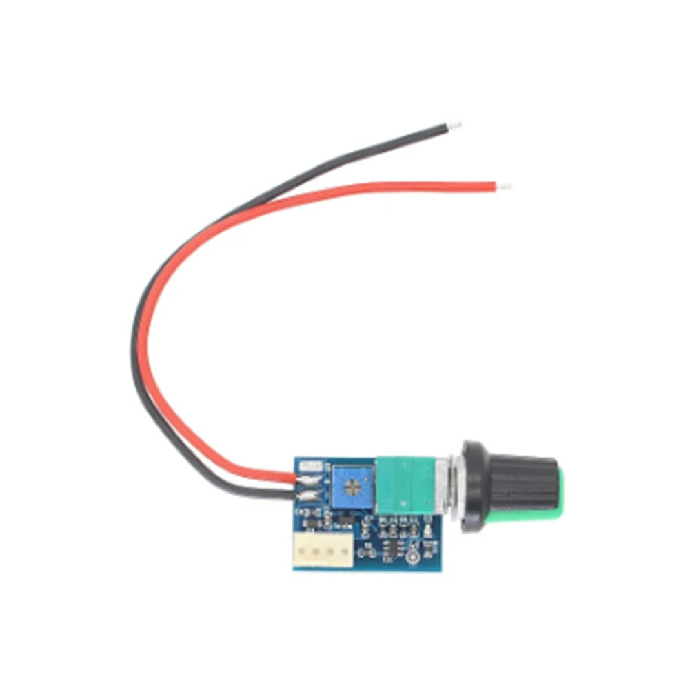 조절 가능한 PWM 선풍기 속도 컨트롤러, 노브 스위치, 4 와이어 선풍기 속도 거버너, 소음 감소, 0%-100%, DC 12V