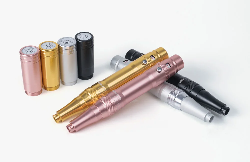 Tattoo Machine Gun Kits Set Complete Lip Tattoo Pen Kit and Supplie Wireless Whole Tattoo Starter Kit Microblading and Equipment