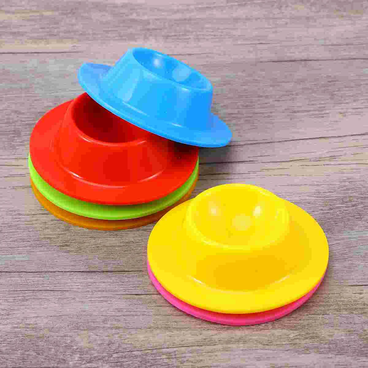 Egg Cups Food Grade Silicone Dishwasher Safe Egg Stand Holder Kitchen Supplies (Red/Pink/Orange/Yellow/Blue/Green)