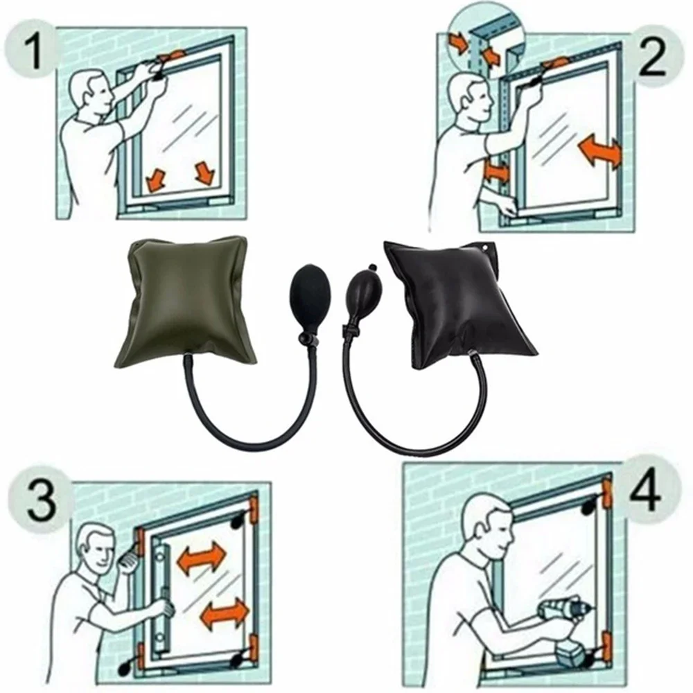 Adjustable Air Pump Bag Positioning Air Bag Wedge Inflatable Lift Pad for Door and Window Installation Car Repair Tool