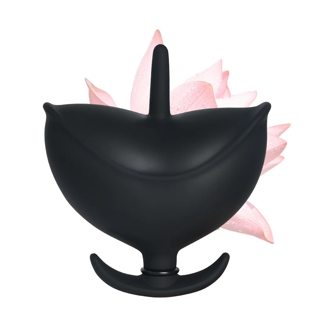 BDSM-tapón Anal inflable en forma de flor para hombres y mujeres, consolador extraíble, bomba expandible, Vagina, ano, expansión, juguete sexual Gay