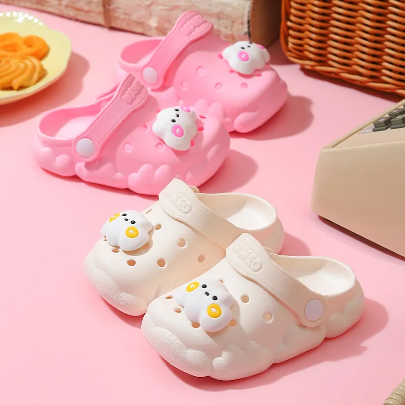 Baby Slippers Summer Baby Cute Soft Sole Non-slip Sandals for Girls  Cartoon Cute Sandal Infant for Boy Children Garden Sandals