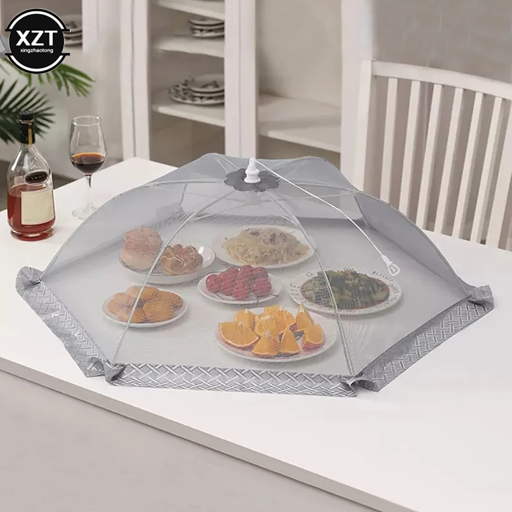 Vegetable Over Meal Cover Anti-fly Lace Cover Vegetable Cover Summer New Foldable Table Leftovers Household Artifact Food Cover