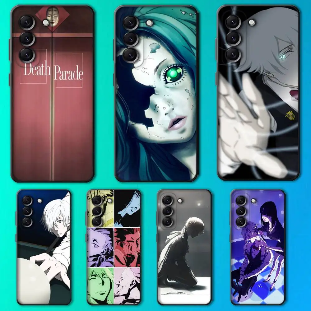 

Death Parade Anime Phone Case For Samsung Galaxy A13,A21s,A22,A31,A32,A52,A53,A71,A80,Soft Black Shell