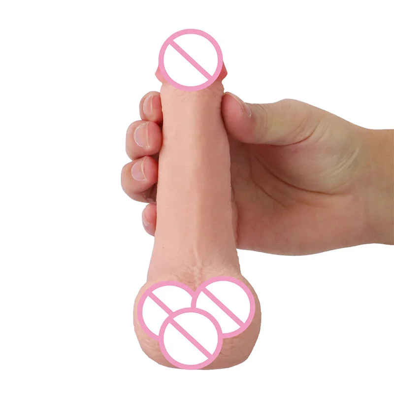 GF Packer  Wholesale Ultra Soft Realistic Short Small Dildo Dress Male Genitalia Transgender Ftm Prosthetics Penis