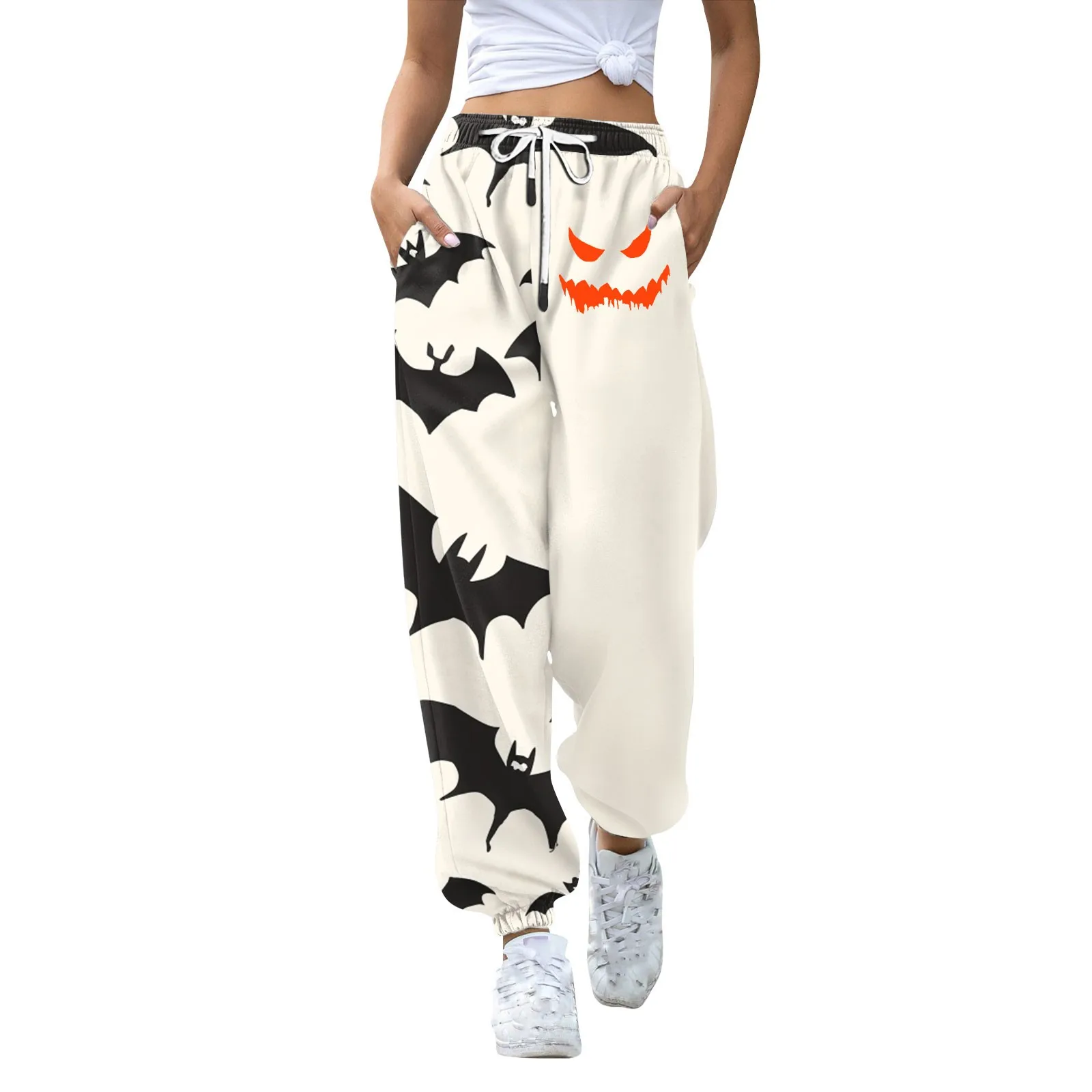 Women\'S Casual Fashion Halloween Print Casual Pants Pantalones De Mujer CalçA Pantalona Feminina Pants For Women брюки женские