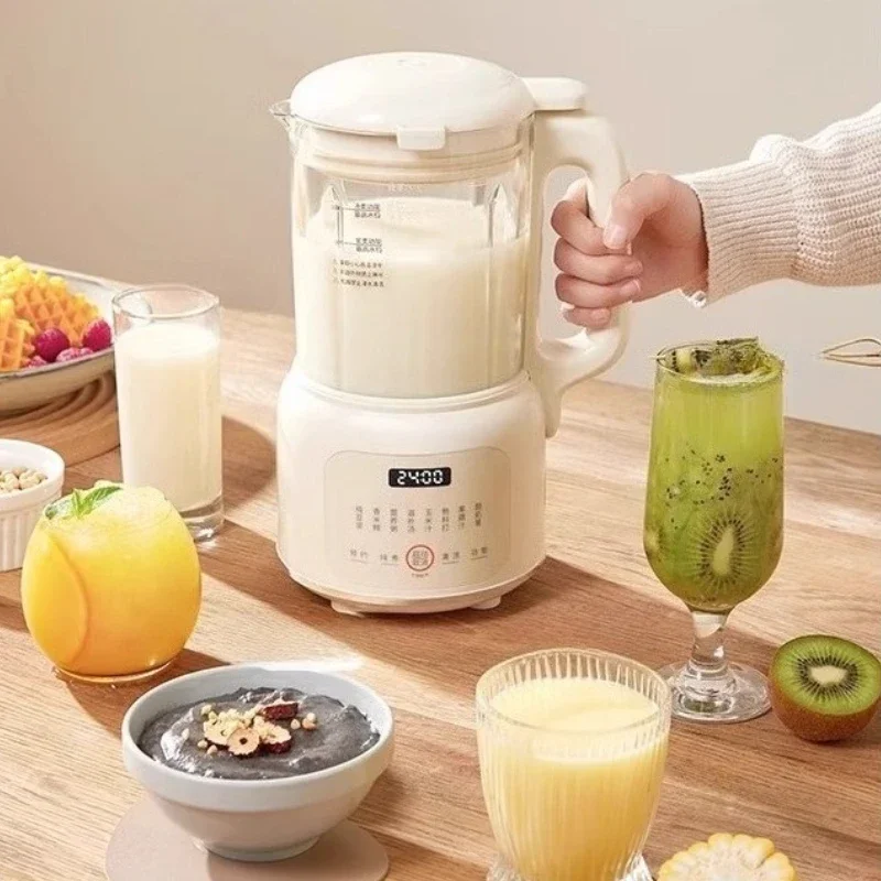 220V Soya-bean Milk Machine Home Automatic Small-scale Wall-broken Multifunctional Filter-free Cooking Soy Milk Maker