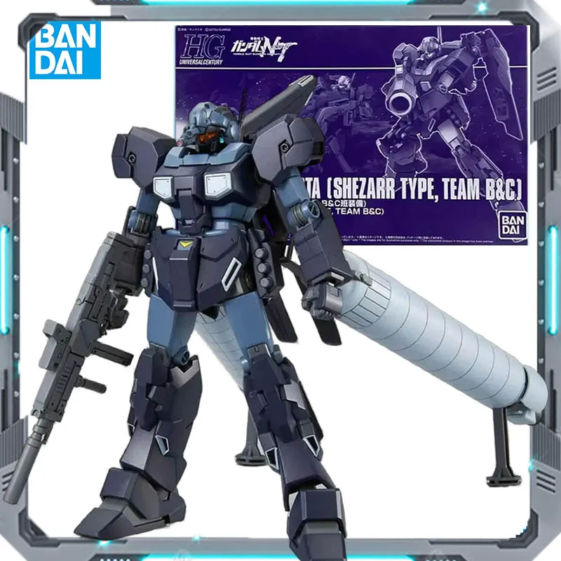 

BANDAI GENUINE ANIME HGUC 1/144 RGM-96X JESTA SHEZARR TYPE TEAM A MODEL TOYS ACTION FIGURE GIFTS COLLECTIBLE ORNAMENTS KIDS