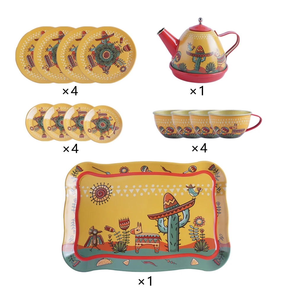 Simulation Kitchen Afternoon Tea Pretend Play Toy Afternoon Tea Food Set  Teapot Game Early Education Toys For Children Kids