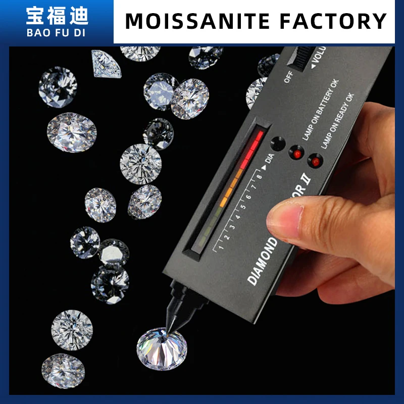 Fat Square Shape Moissanite D Color VVS1 Clarity Loose Diamond