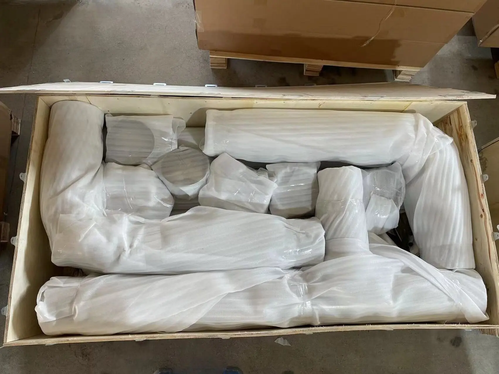 طقم عادم من الفولاذ المقاوم للصدأ مقاس 6 × 153 بوصة مخصص مع مكدسات مسطحة لـ Kenworth Peterbilt #5