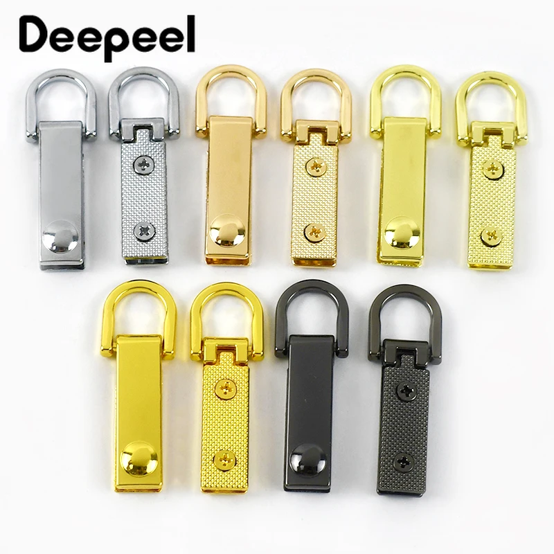 4/10Pcs Deepeel Metal Bags Side Connector Buckles D Ring Hooks Handbag Clip Clasp Bag Strap Leather Crafts Hardware Accessories