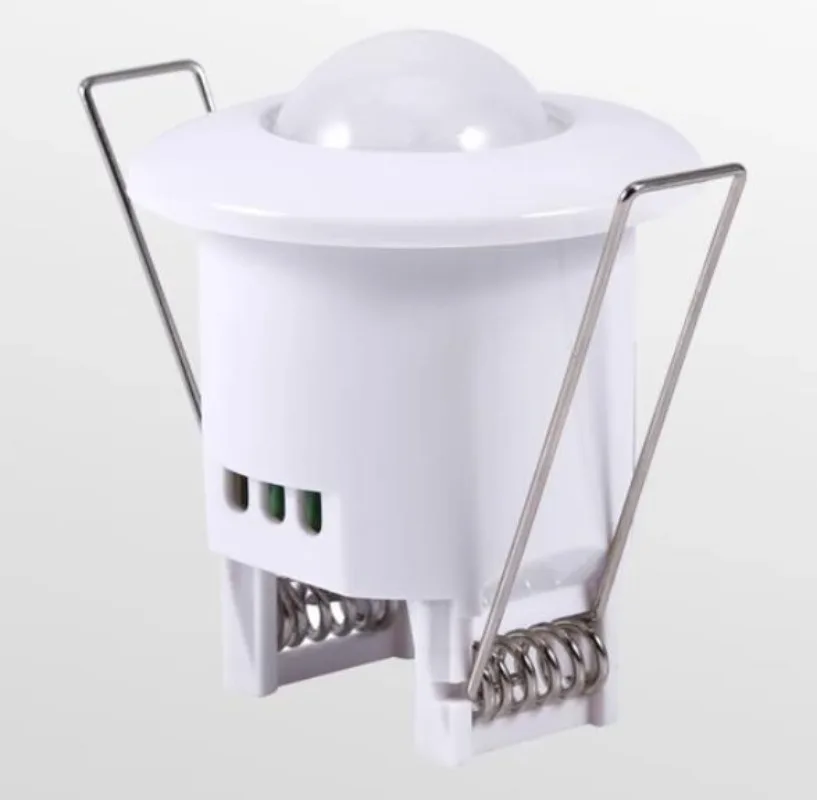 DC12V-24V Mini Recessed PIR Ceiling Occupancy Motion Sensor Detector Switch with Dry Contact Output