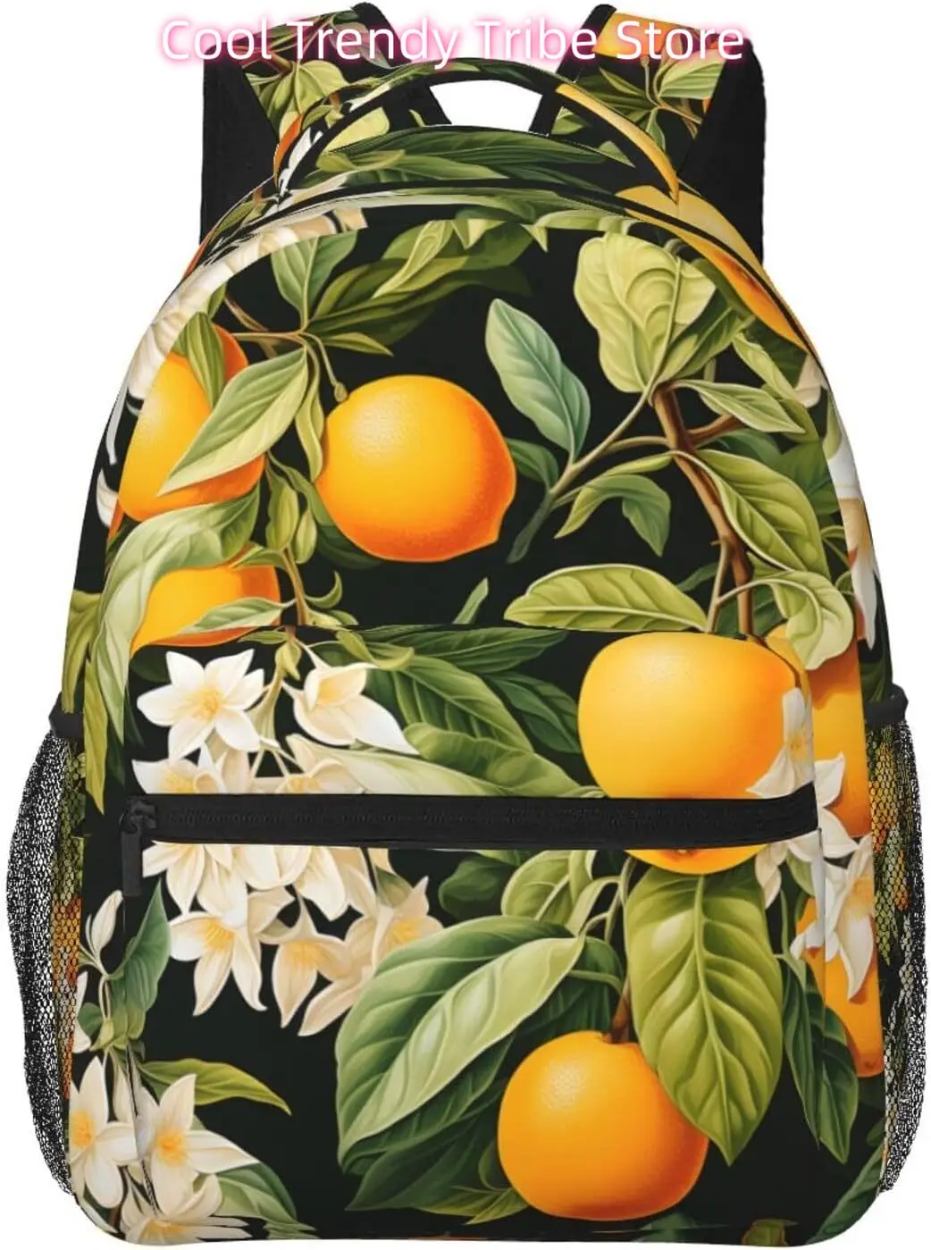 

Сумка для ноутбука «Снова в школу», легкий рюкзак для ноутбука с забавным оранжевым принтом, легкий многоцелевой дорожный повседневный рюкзак унисекс C