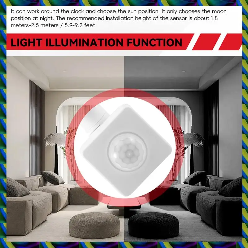 يوميا 220 فولت جسم الإنسان الصغير مستشعر الأشعة تحت الحمراء الأشعة تحت الحمراء مفتاح مستشعر الجسم LED كشاف ضوء PIR محس حركة قابل للتعديل