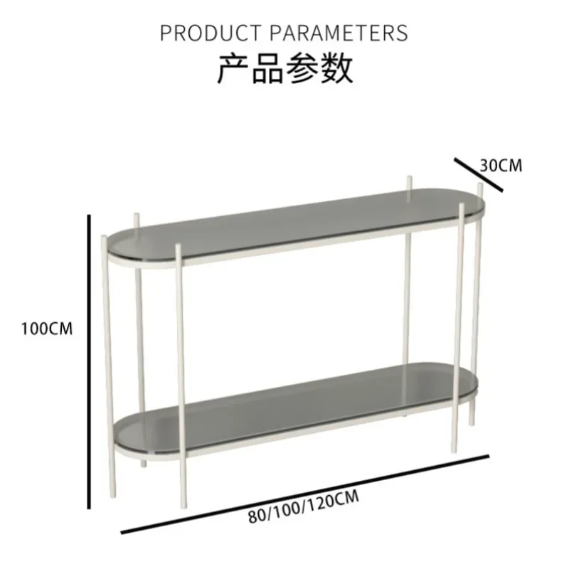 Modern entrance home shelves, living room wrought iron ornaments, figure storage display shelves, study, multi-layer floor books