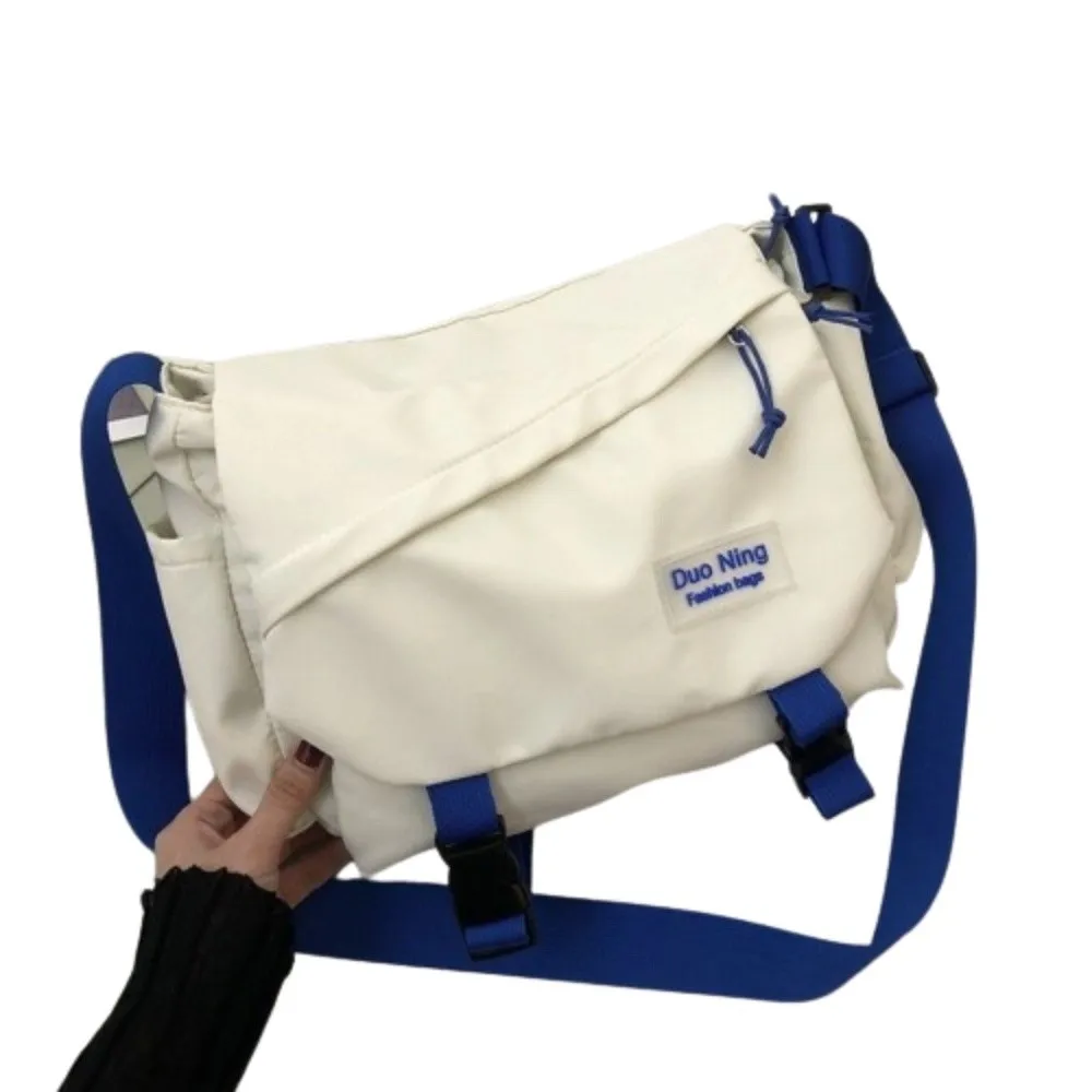 

Casual Student School Bags Korean Style Large Capacity Women Shoulder Bag Japanese Design Unisex Girls Messenger Bag For Teenage
