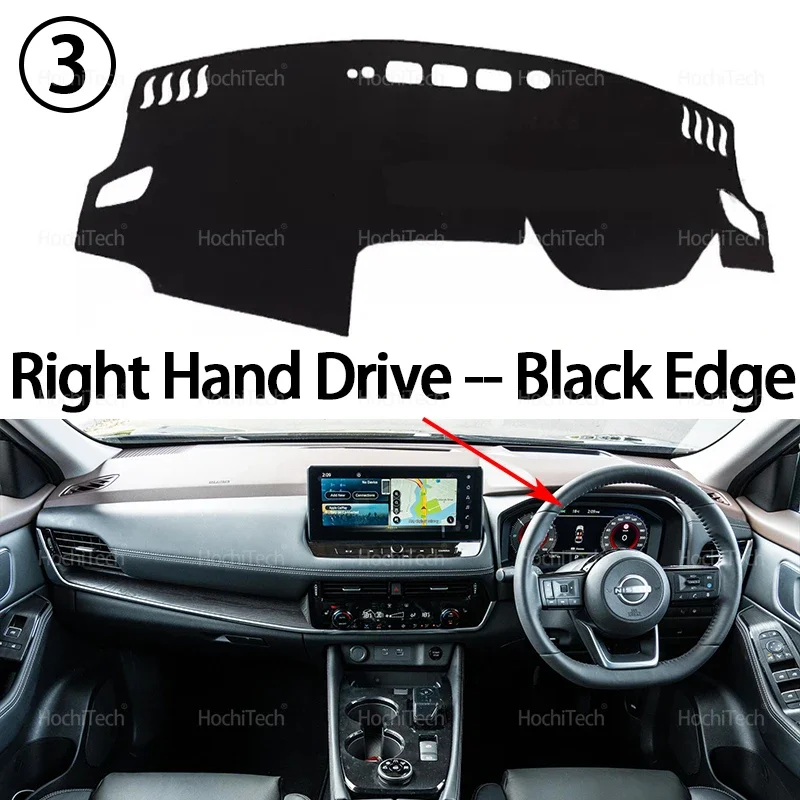 Armaturenbrett Abdeckung Bord Anti-Slip Matte Schützen Pad Auto Sonnenschirm Teppich Teppich Für Nissan Rogue X-trail T33 2021 2022 2023 2024 2025 – Detail 11