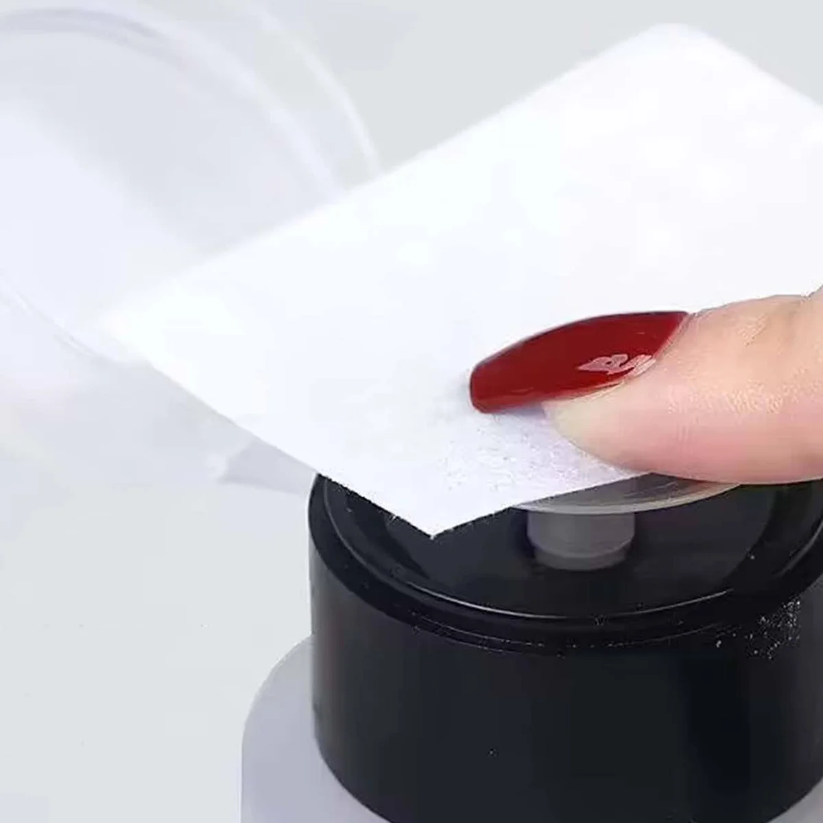 110-1000 unids/bolsa removedor de esmalte de uñas sin pelusa pegamento para extensión de pestañas toallitas de limpieza herramienta de eliminación suave absorbente manicura