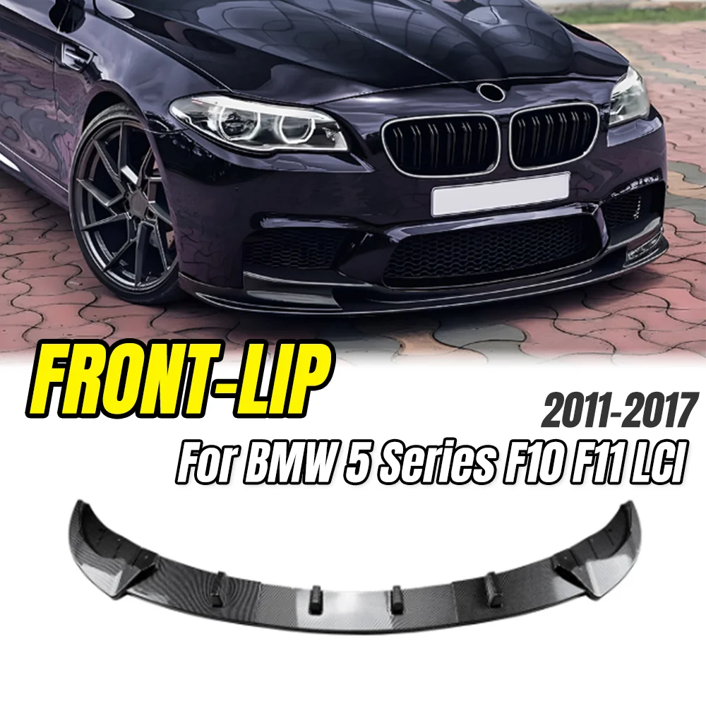 

For BMW 5 Series F10 F11 LCI 2011-2017 Luxury Edition Version Front Bumper Spoiler Lip Lower Splitter,Car Styling Upgrade Parts.