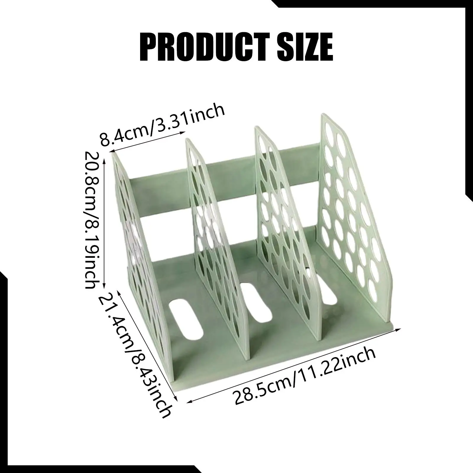 ที่ใส่แฟ้มเอกสารแบบตั้งโต๊ะ 3 ช่อง สำหรับจัดระเบียบเอกสารในสำนักงานหรือห้องเรียน