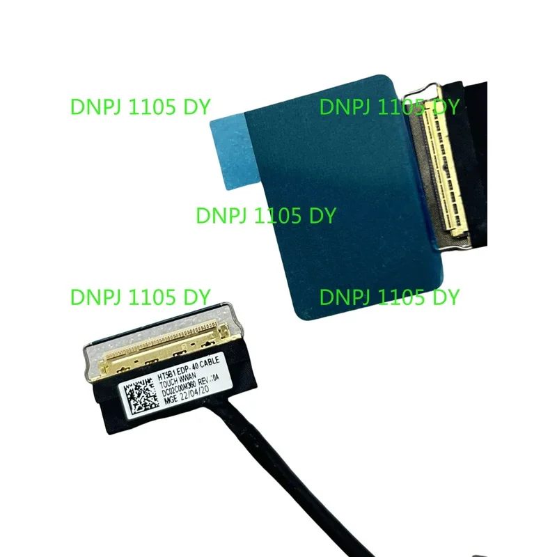 

PJSE LCD LVDS Video Cable For Lenovo ThinkPad T495 2K 3K FHD 1920*1080 WQHD 01YT38 02HK974 02HK975 DC02C00DY20 40Pin Connectors