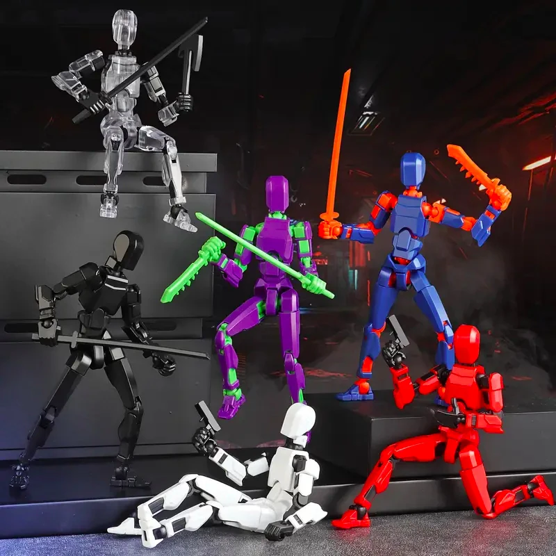 

13, экшн-фигурки, игрушки, детский подвижный робот на все тело, многошарнирный подвижный робот, манекен с 3D принтом, манекен, игры для родителей и детей