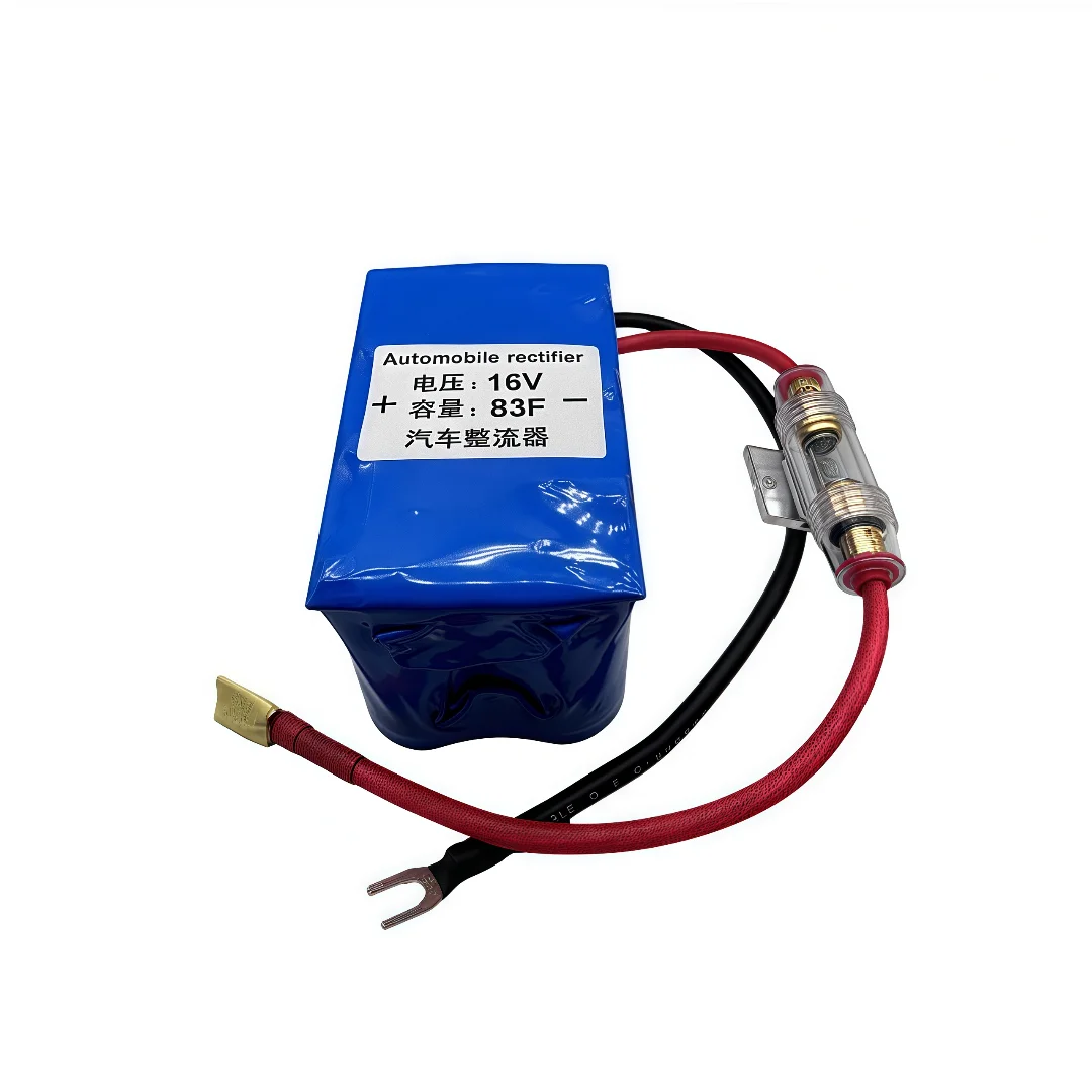

2X3 двухрядный конденсатор 16V83F автомобильный вспомогательный аккумулятор пусковой выпрямитель резервного питания увеличивает ток