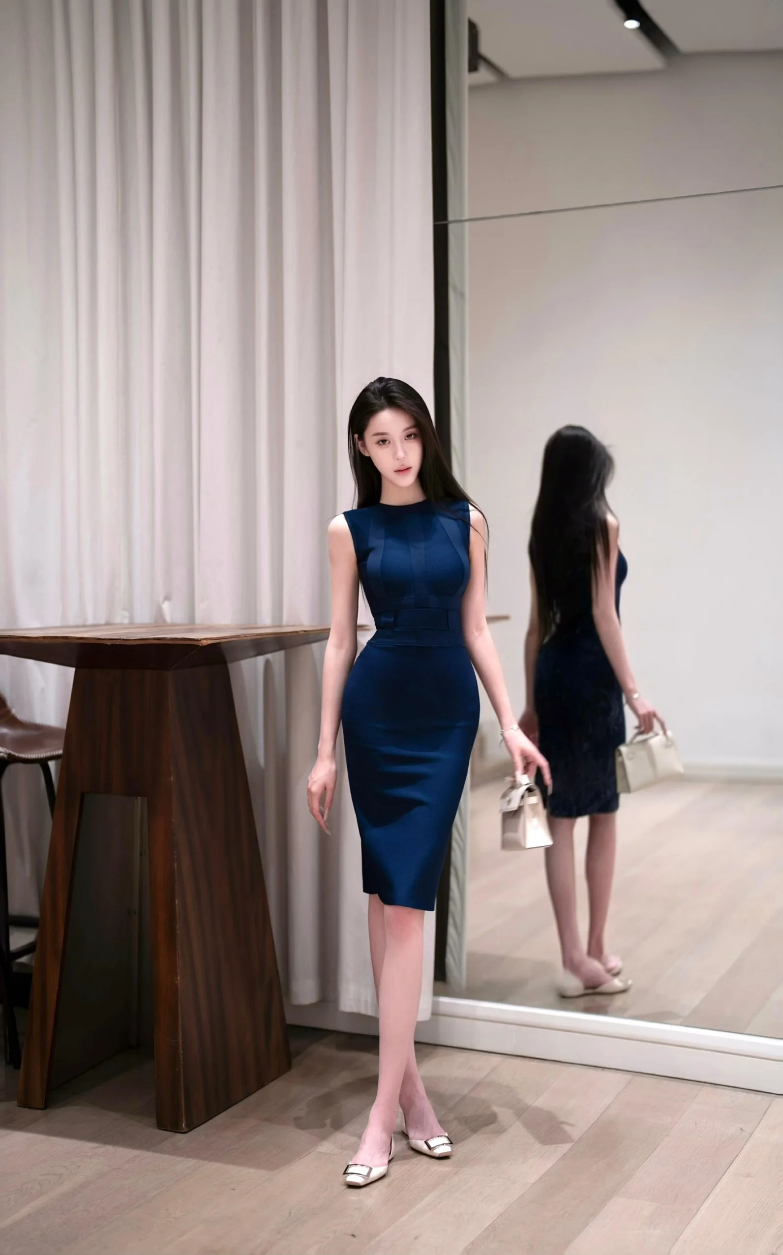 E Vestido Cruzado de Cintura Alta, Vestido Sexy Ajustado para Fiesta, Vestido de Verano sin Mangas, Adecuado para el T...