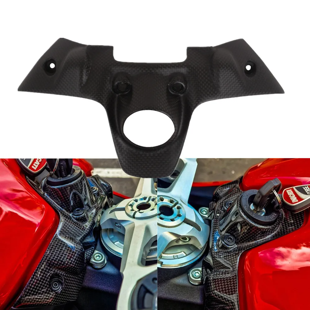 

Carbon Fiber Motorcycle Ignition Key Cover Guard For Ducati Panigale 899 959 1199 1299 V2