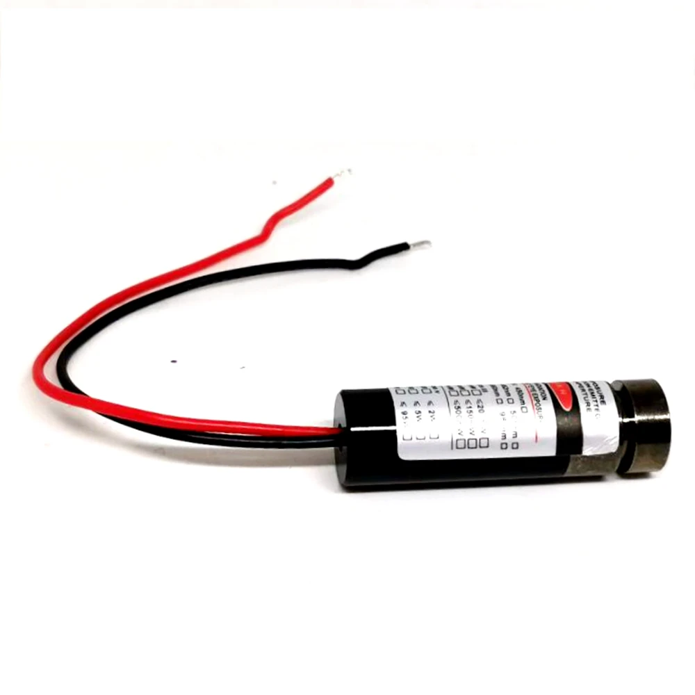 13mm Dia Focusable 10mW 650nm Red Laser Module Dot/Line/Cross Lens 3V-5V