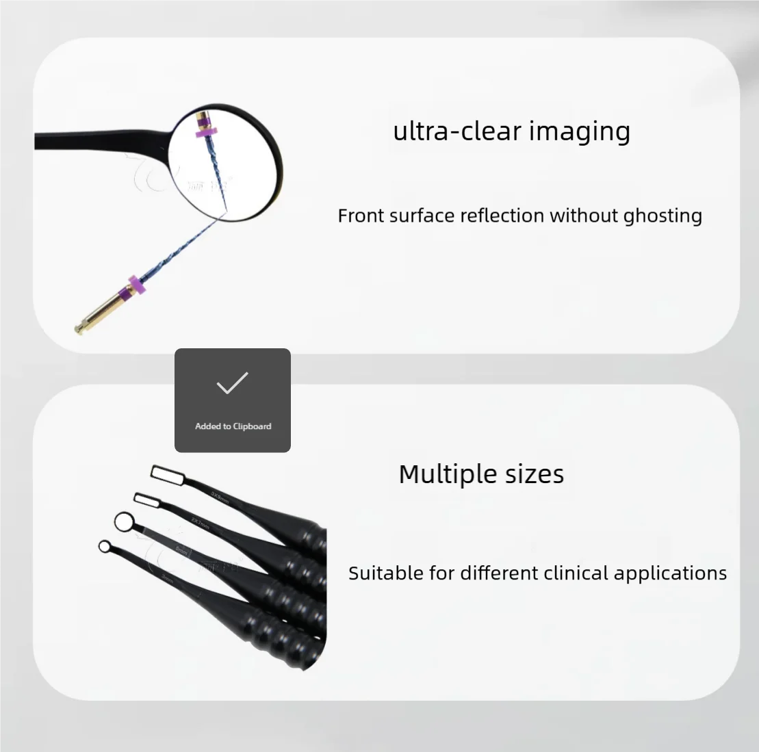 4pcs/kit Dental Micro Mouth Mirror Optical Coatings Reflector Odontoscope Multifunction Checking Oral Dental Lab Tools
