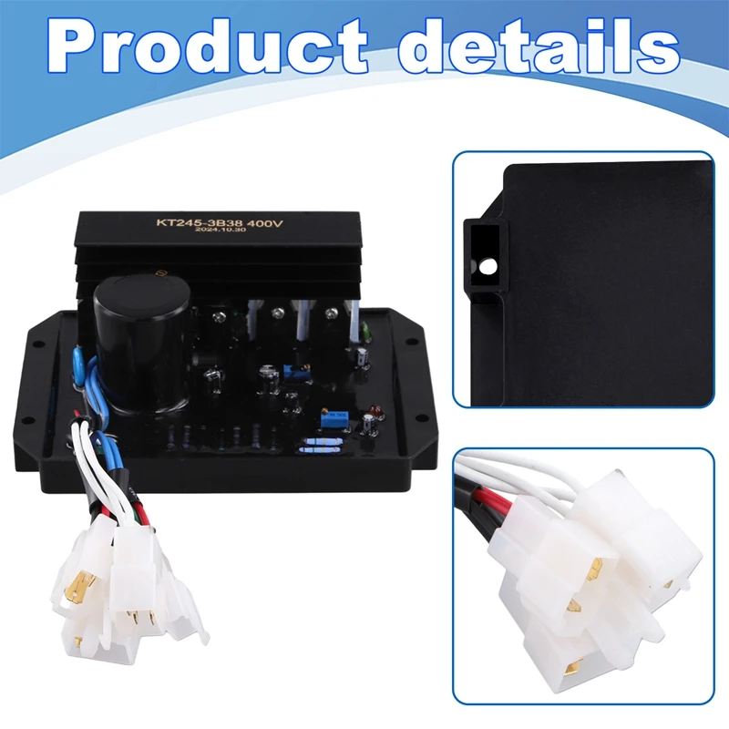 A20F-KT245-3B38 AVR Automatic Voltage Regulator Control Module Three Phase Brush Brushless Generator Stabilizer 8-15KW