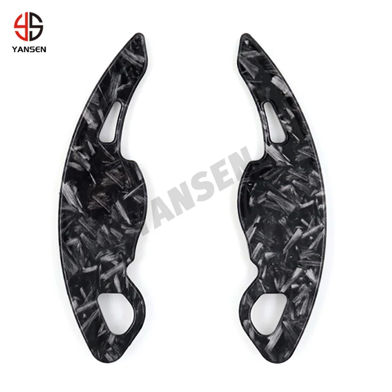 ABS Carbon Fiber Car Steering Wheel Shift Paddle Extension Shifters For Volkswagen VW Golf 6 GTI R20 CC R36 Scirocco Magotan