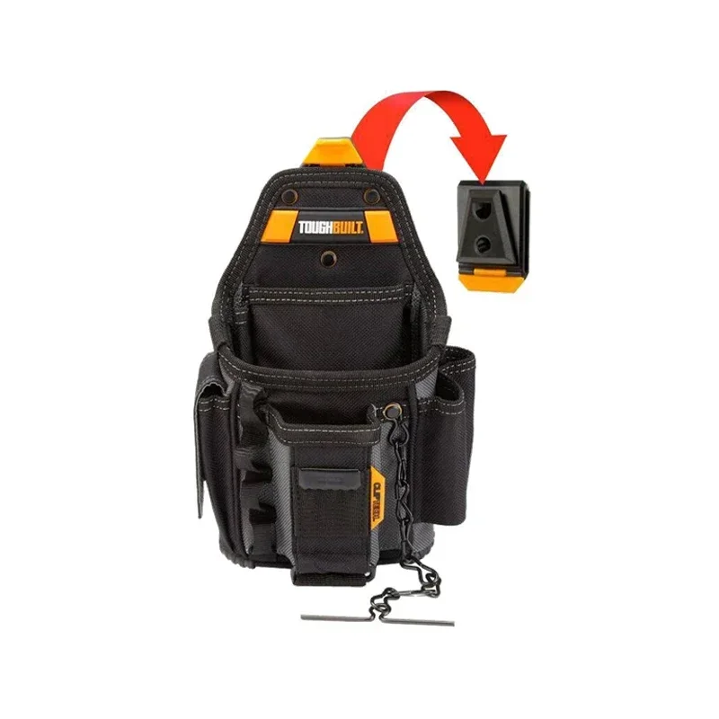 حقيبة كهربائي صغيرة من TOUGHBUILT TB-CT-34 متعددة الوظائف محمولة قوية ومتينة مجموعة أدوات تخزين حقيبة أدوات متينة #5