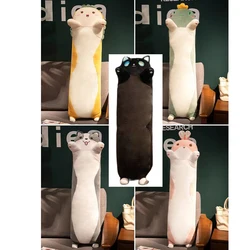 80-150cm Giant Size Dinosaur Cat Rabbit Husky Bread Plush Toys Stuffed Soft Long Sleep Summer Pillow