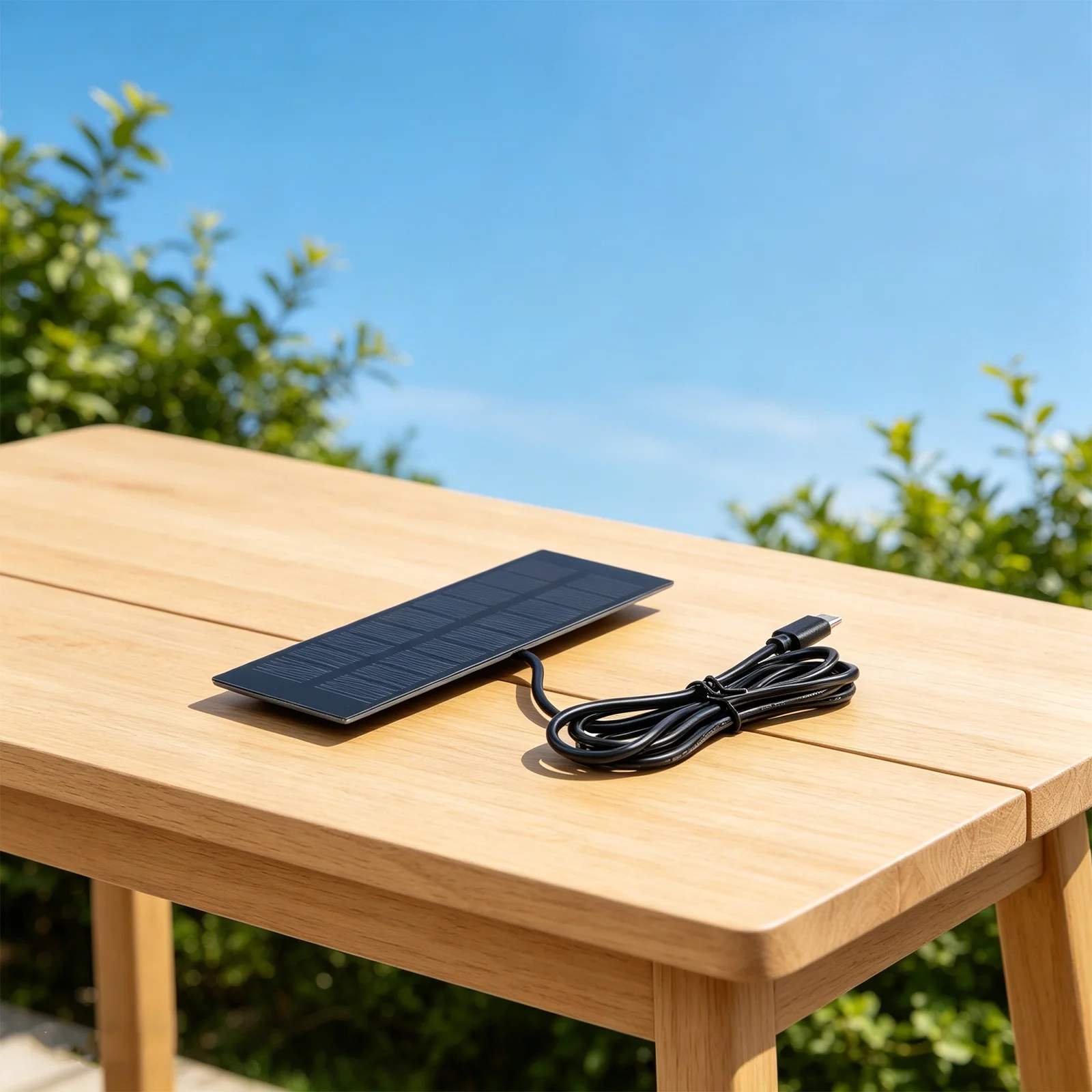 Type-C Solar Panel Compact Charging Solution Camping Hiking 148*45*2mm Lightweight Solar Panel For Camping Hiking Gear Accessory