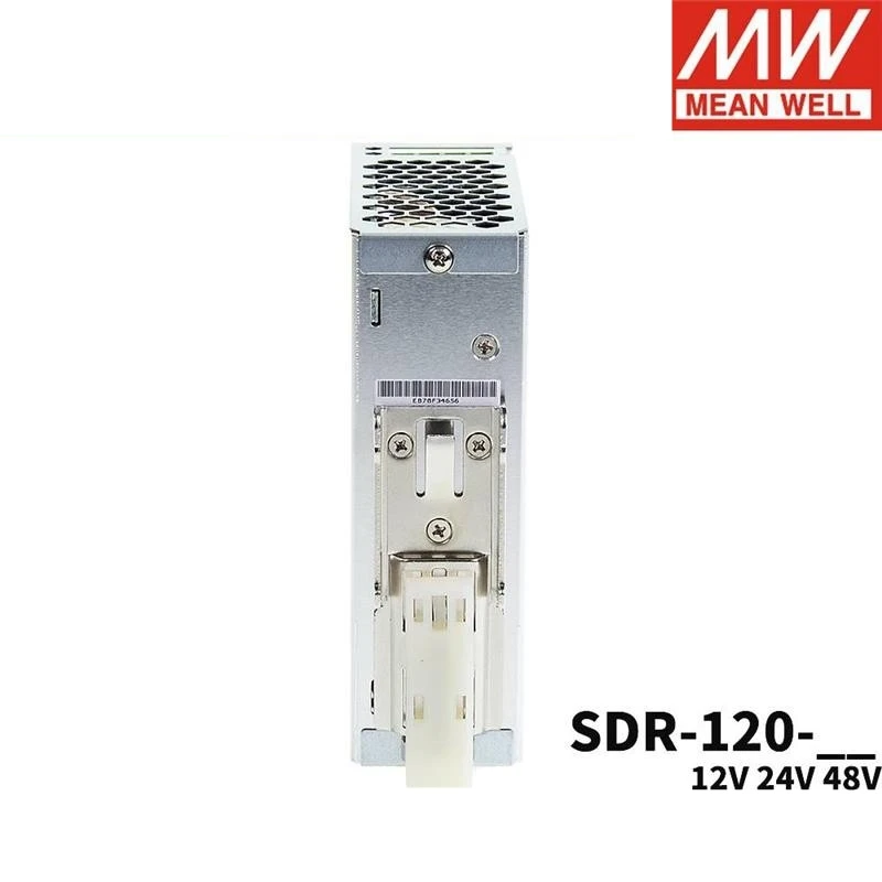 Imagem -04 - Mean Well Sdr120 Series 120w Saída Única Industrial Din Rail Fonte de Alimentação com Função Pfc Sdr-120-12 Sdr-12024 Sdr-12048