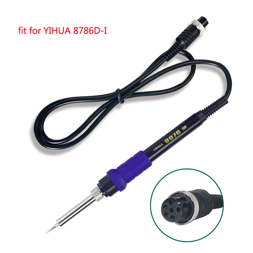 YIHUA 907G Soldering Iron Handle 45W 6 Holes For YIHUA 8786D-I Solder Station