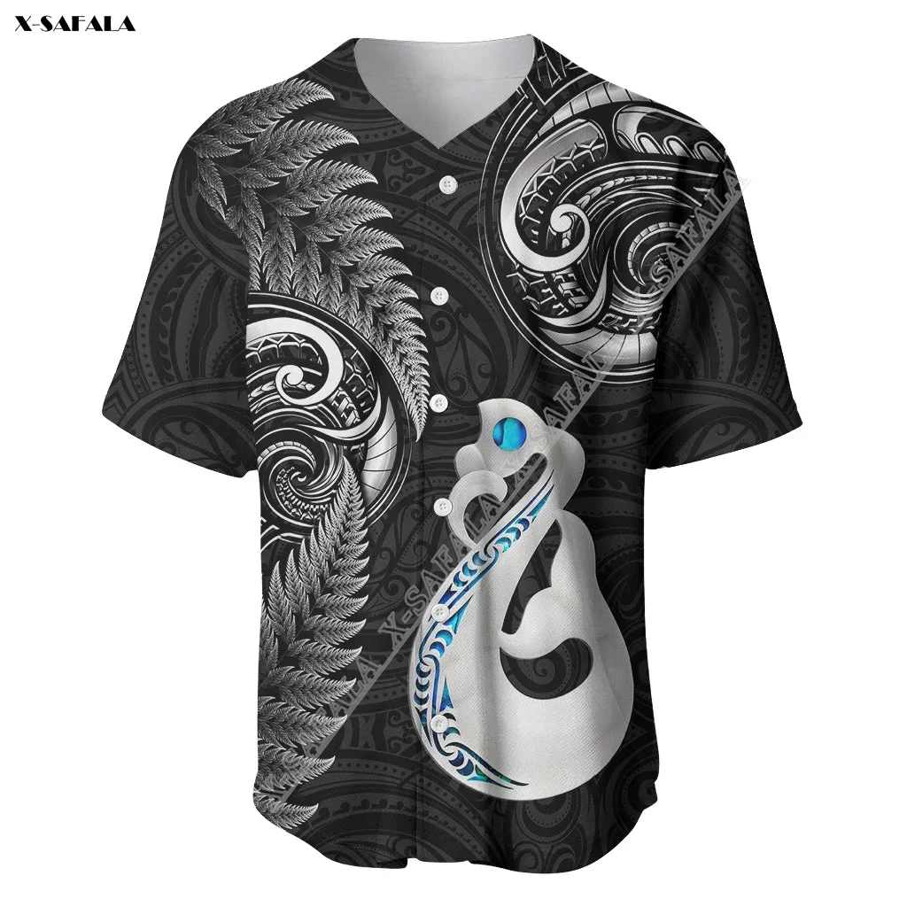 

Silver Fern New Zealand Rugby Aotearoa 3D Printed High Quality Baseball Jersey Shirt Tee Men Adult Clothing Casual Top Sport