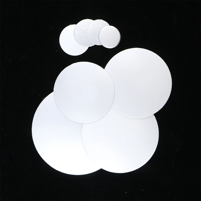 200Pcs Seal Cap Lining Tamper Resistant PET Electromagnetic Aluminum Foil Induction Gasket For Cosmetic Jar Bottle Pot 20-82mm